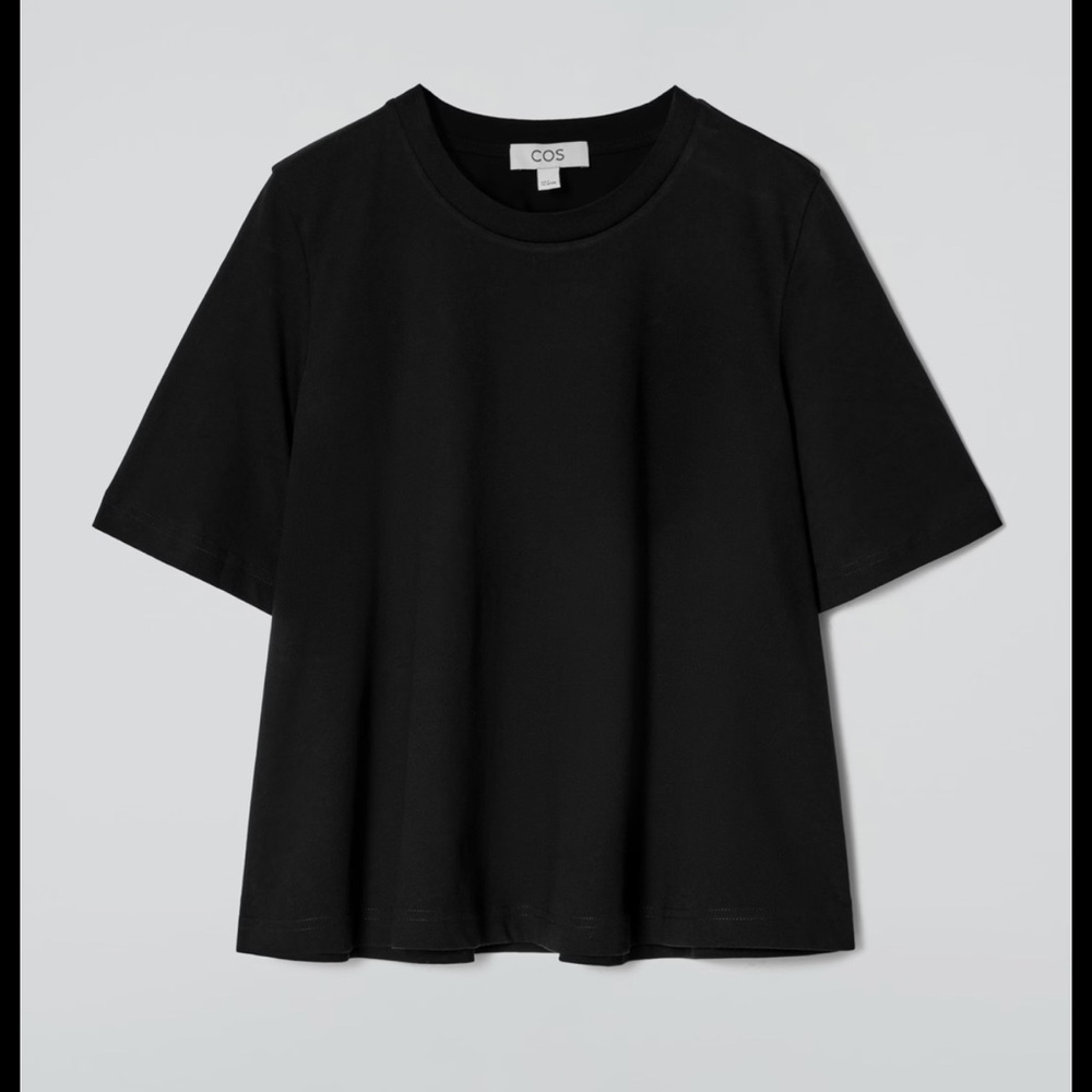 COS Trapeze Black Women's T-shirt Size Small